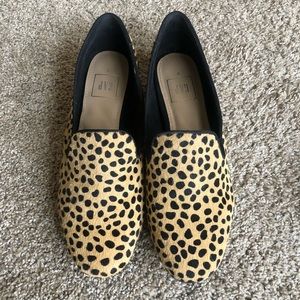 Leopard print loafers